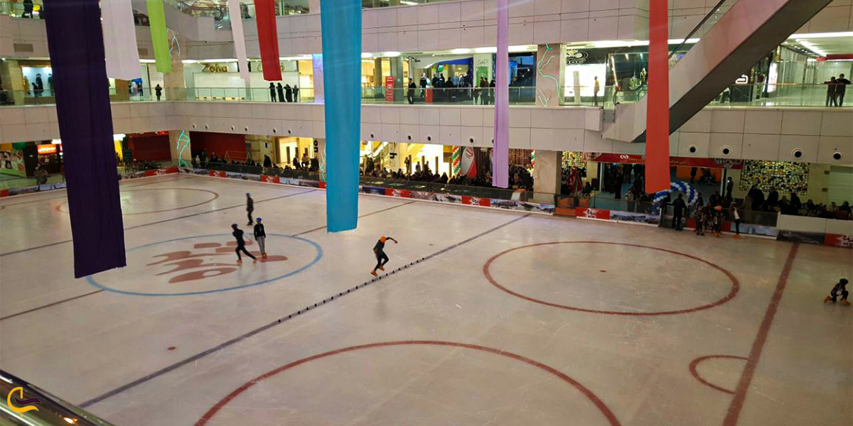 نمایی از اسکی پدیده شاندیز مشهد