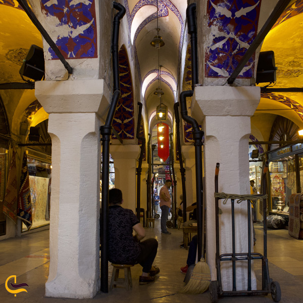 تصویری از بازار بزرگ استانبول