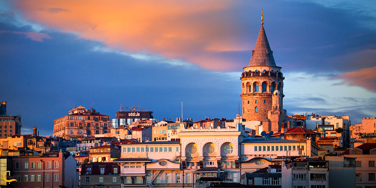 تصویری از برج گالاتا استانبول