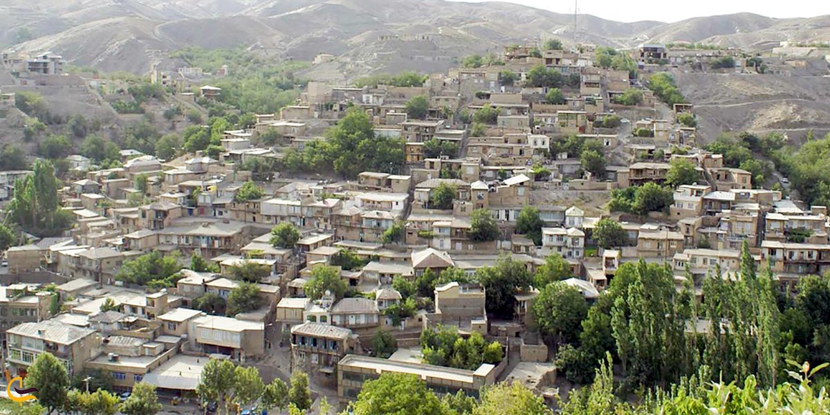 نمایی از روستای جاغرق مشهد