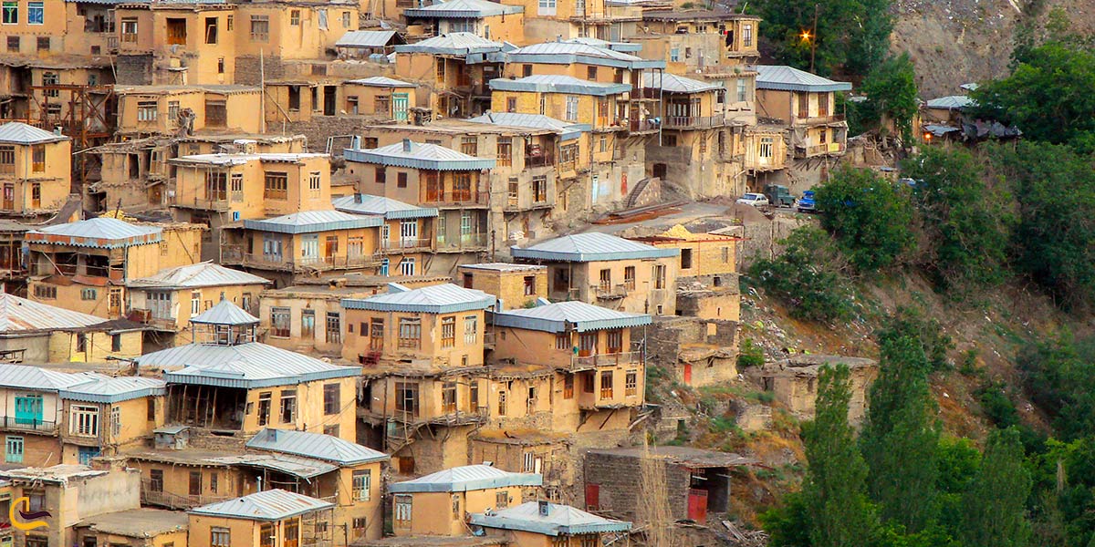 نمایی از روستای کنگ مشهد