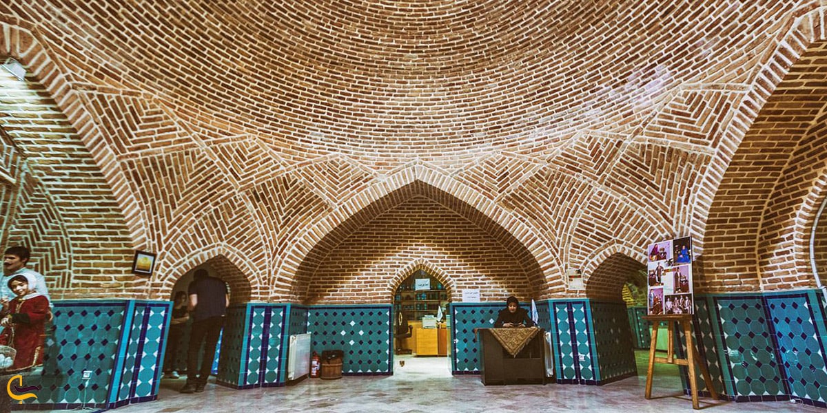 بازدید از حمام قجر قزوین