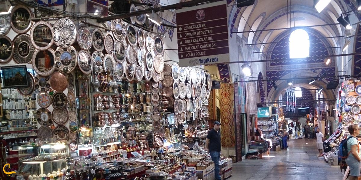 تصویری از بازار بزرگ استانبول