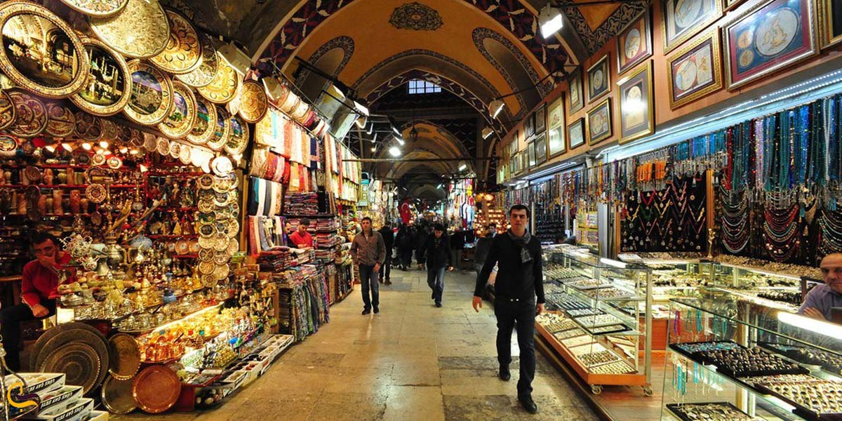 تصویری از بازار بزرگ استانبول