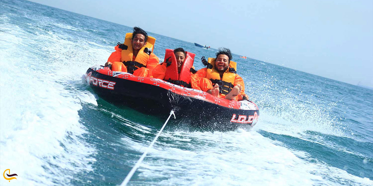 نمایی از شاتل سواری کیش