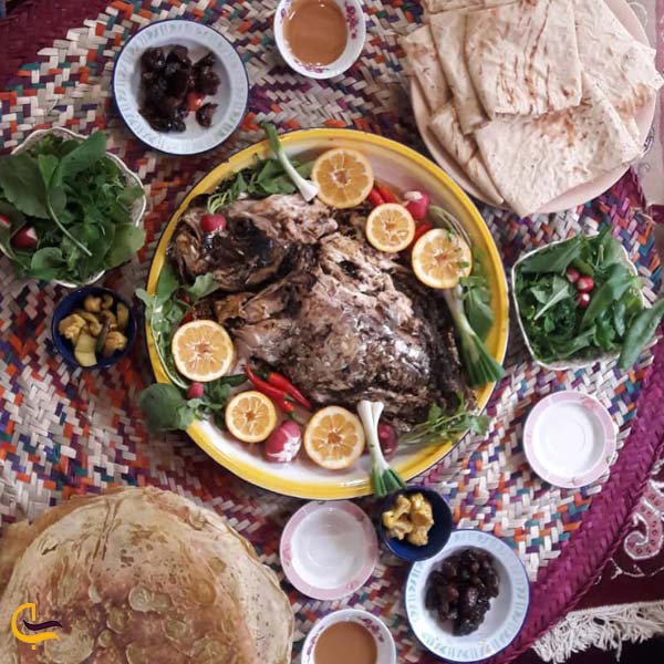تصویری از غذای اقامتگاه بوم گردی سلت بوشهر