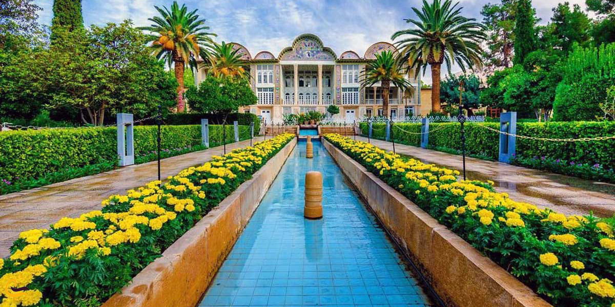 نمایی از باغ ارم شیراز