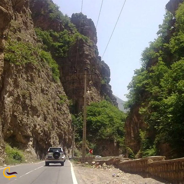تصویری از جاده هراز