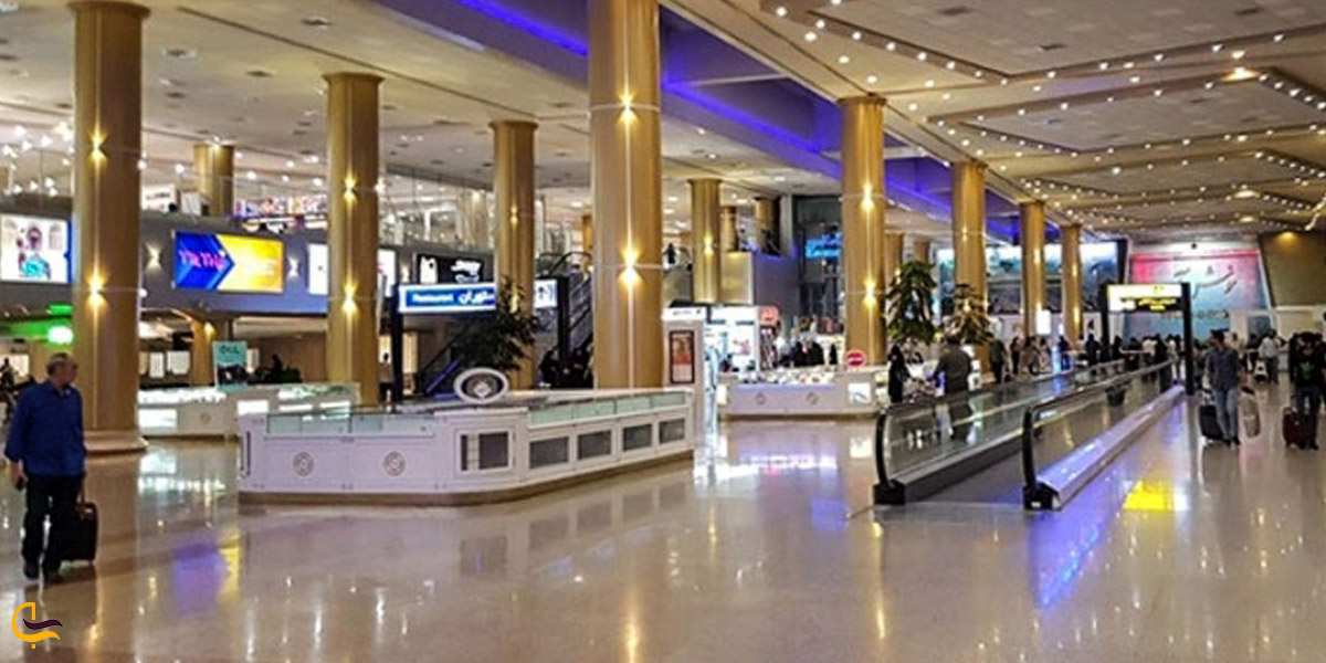 تصویری از خلوت بودن فرودگاه مشهد