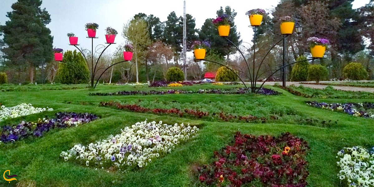 نمایی از باغ گیاه شناسی مشهد