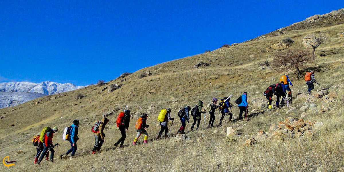 تصویری از کوهنوردی در کوه های اسالم به خلخال