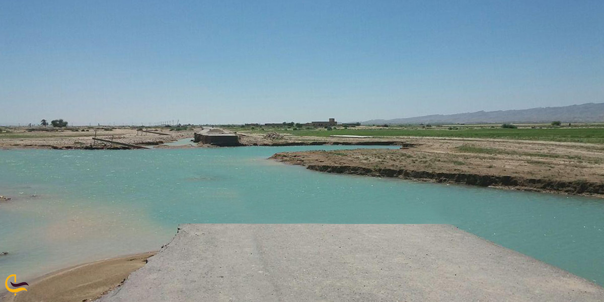 تصویری از رودخانه در طبیعت کاکی بوشهر