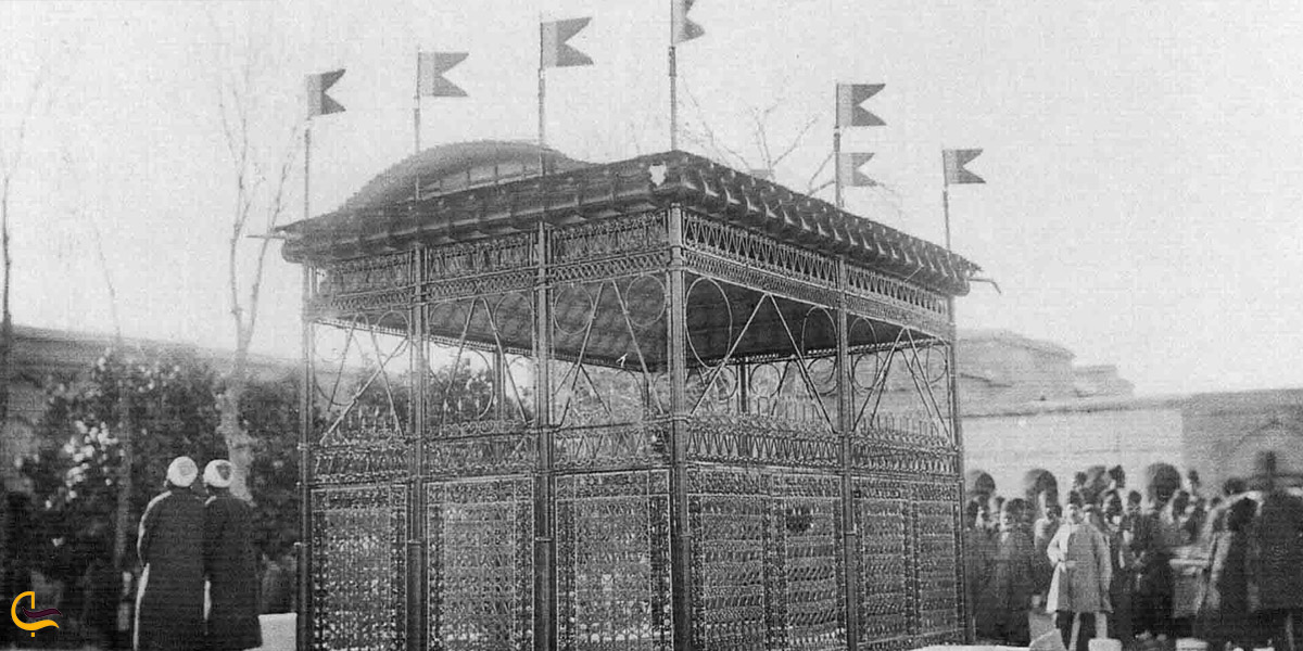 تصویری از آرامگاه حافظیه شیراز در قدیم