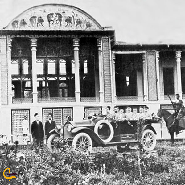 تصویر قدیمی باغ عفیف آباد شیراز
