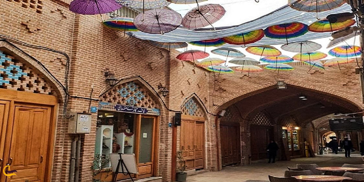 تصویری از محله بازار عودلاجان تهران