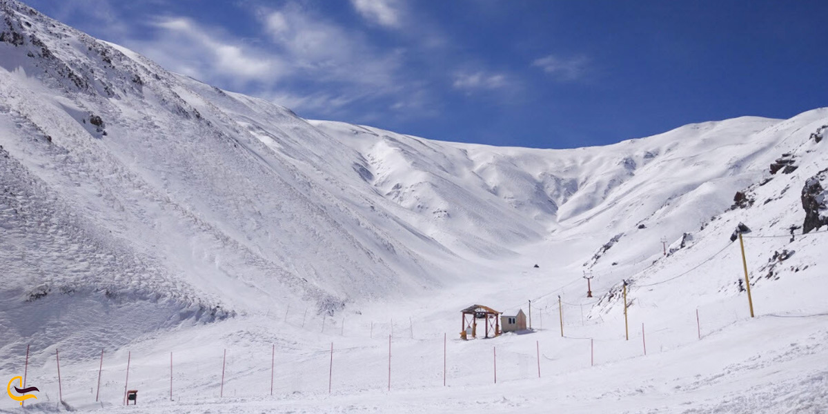 تصویر پیست اسکی ابرده طرقبه