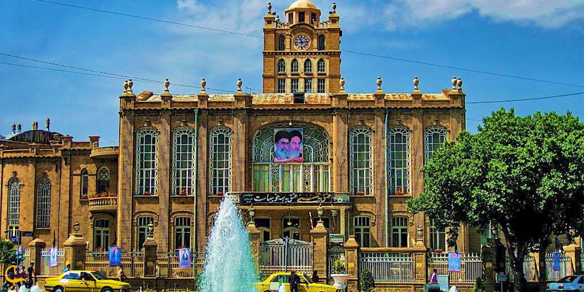نمایی از عمارت شهرداری تبریز
