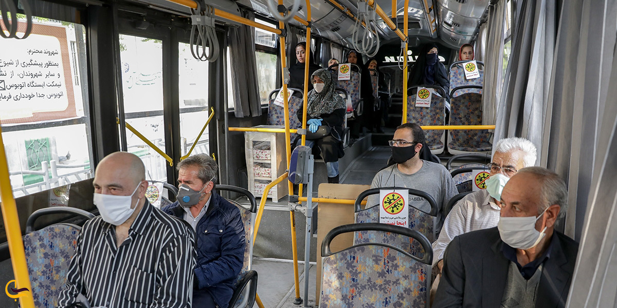 استفاده از اتوبوس های داخل شهری مشهد