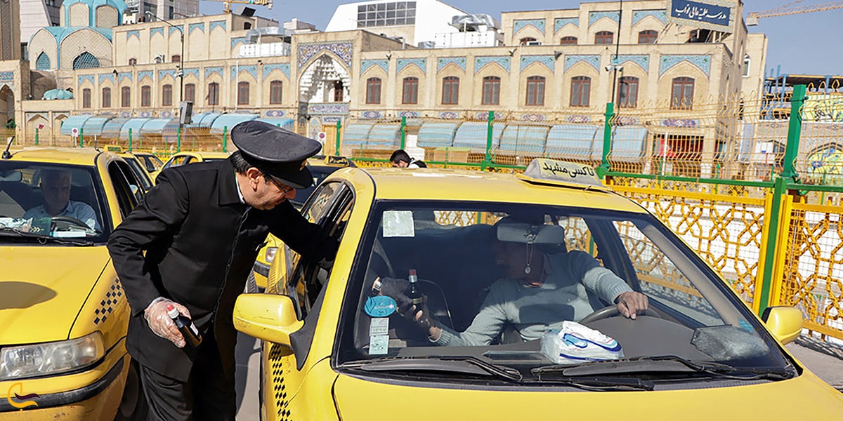 استفاده از تاکسی در شهر مشهد