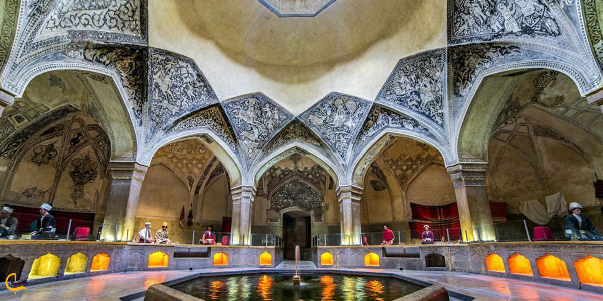 تصویری از حمام تاریخی وکیل