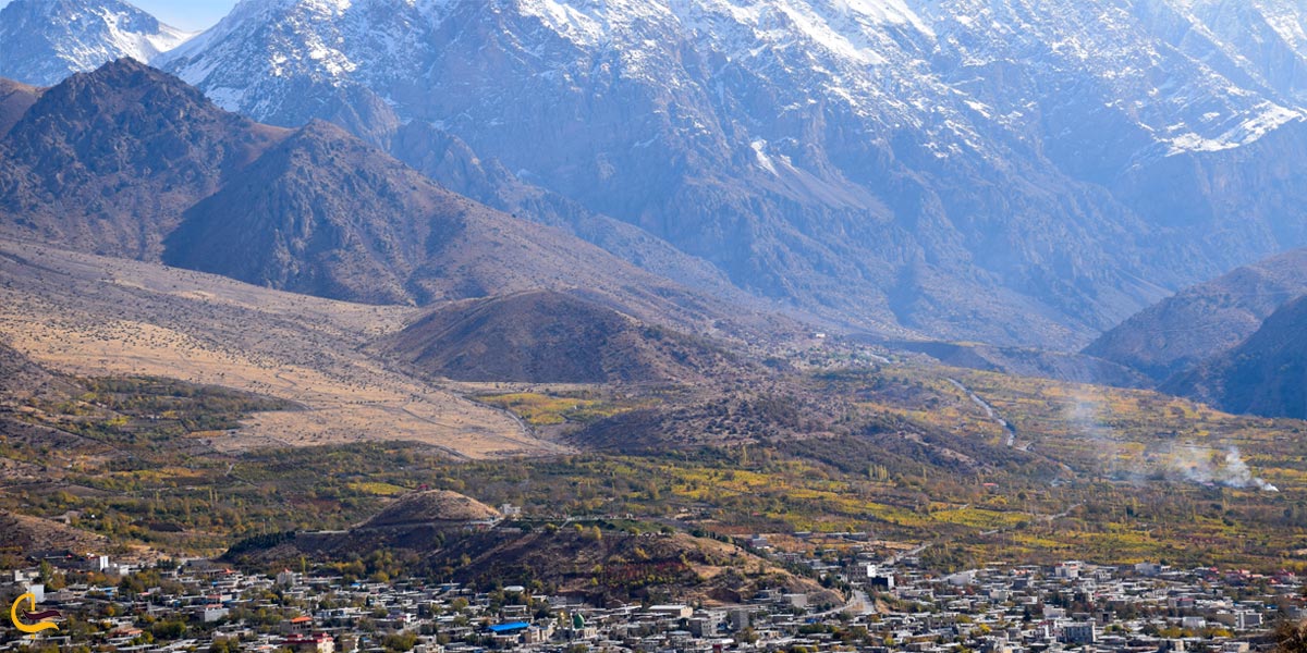 نمایی از شهر سی سخت یاسوج