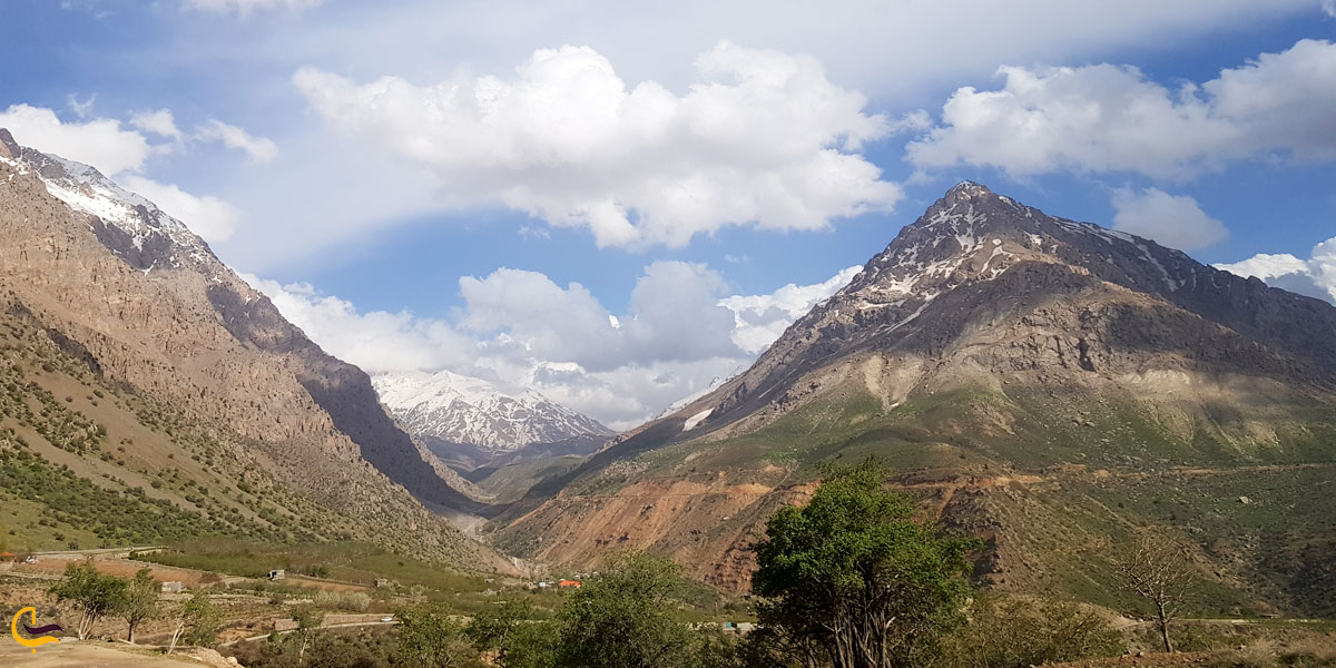 تصویری از طبیعت شهر سرسخت استان کهگیلویه و بویر احمد