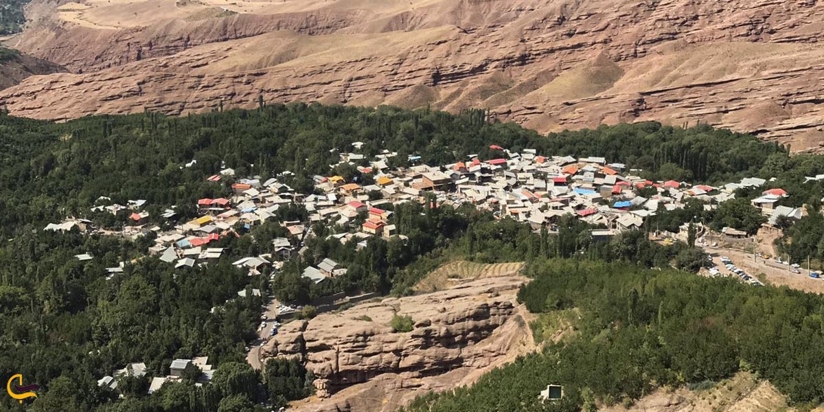 تصویری از روستای الموت استان قزوین