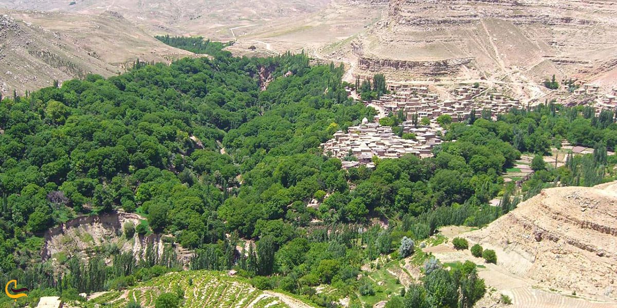 نمایی از روستای اسطرخی شیروان