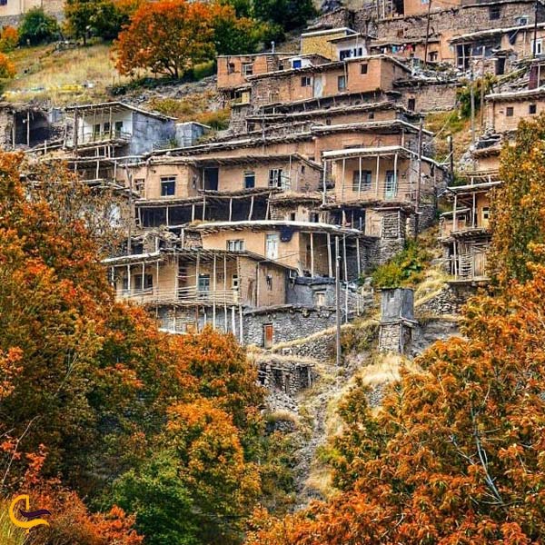 تصویری پاییزی از روستای ماسوله