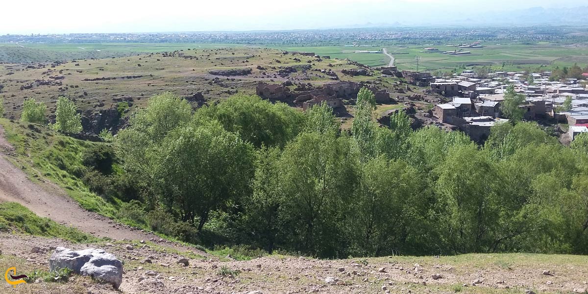 تصویری از طبیعت سرسبز باللوجه میرک