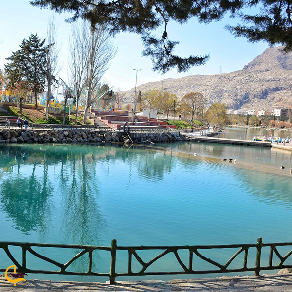 تصویر زیبا از دریاچه کیو خرم آباد لرستان