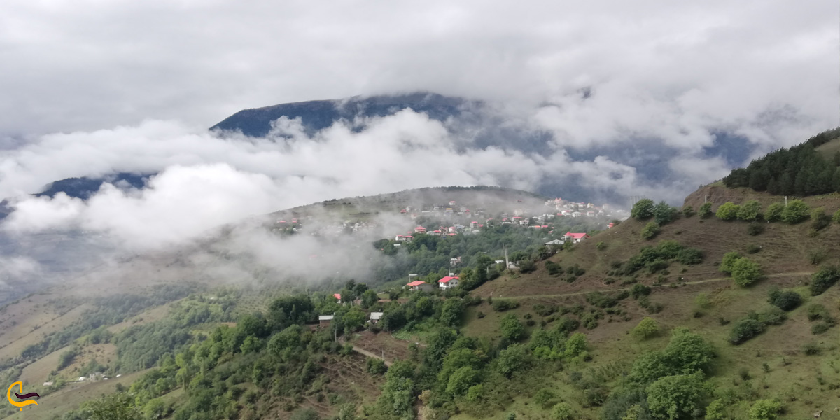 تصویری از ارتفاعات جنگل دالخانی رامسر