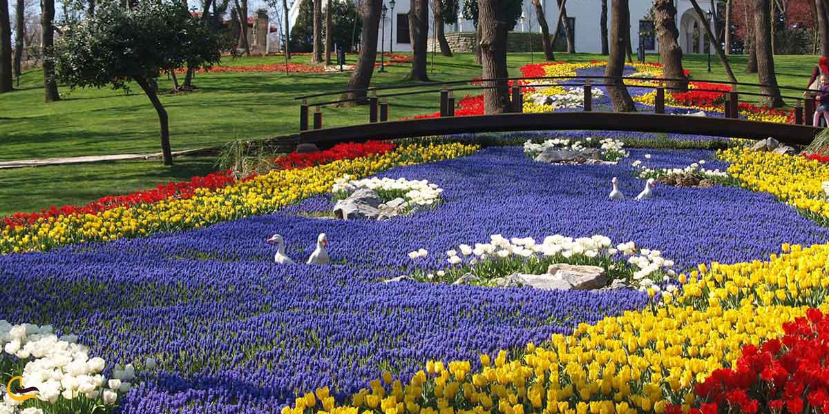 نمایی از پارک گلها در استانبول