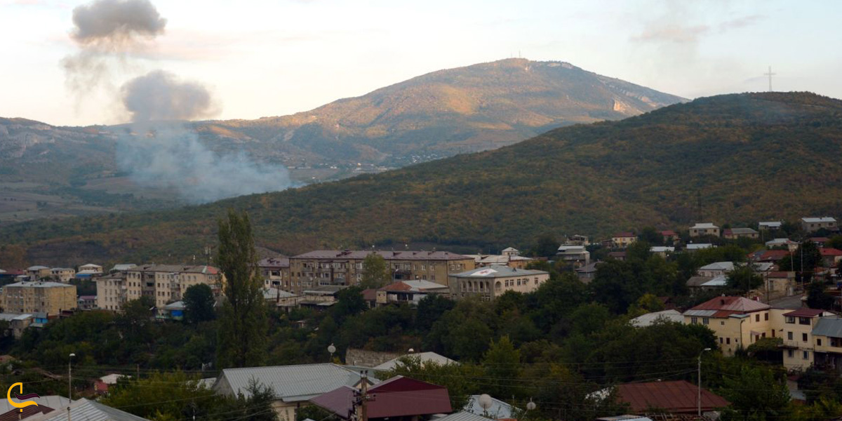 تصویری از طبیعت سرسبز روستای خداآفرین