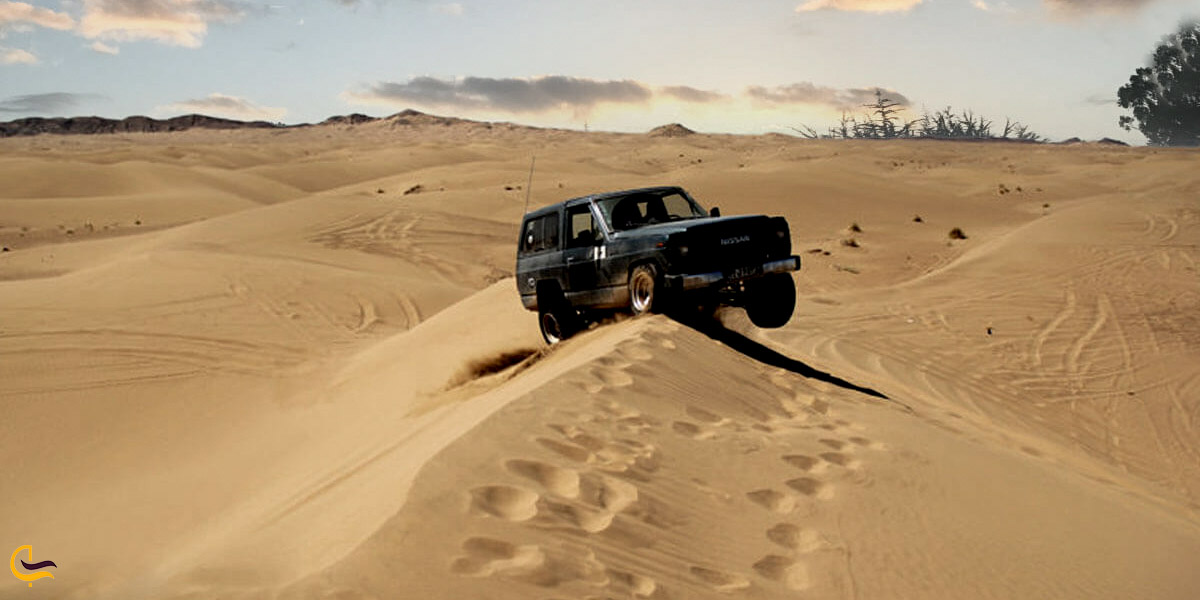 نمایی از سافاری کویر حلوان