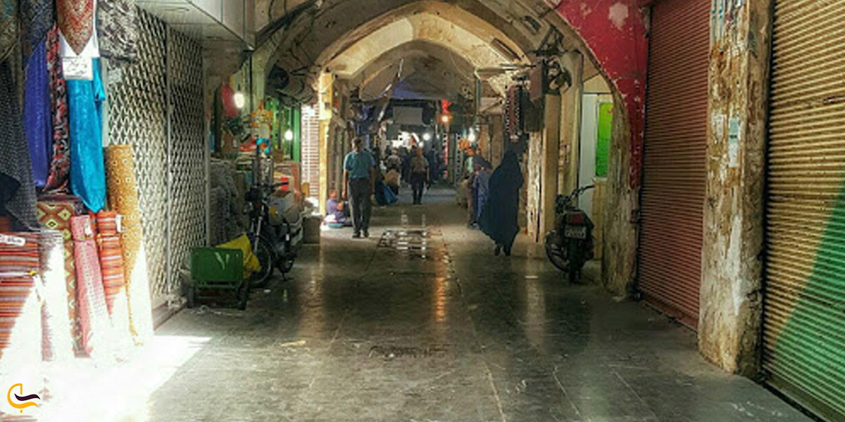 تصویری از بازار تاریخی ساوه