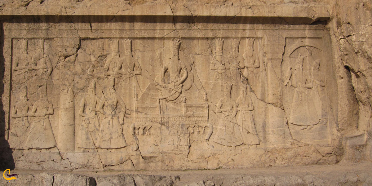 تصویری از سنگ نوشته گردنه عسلک