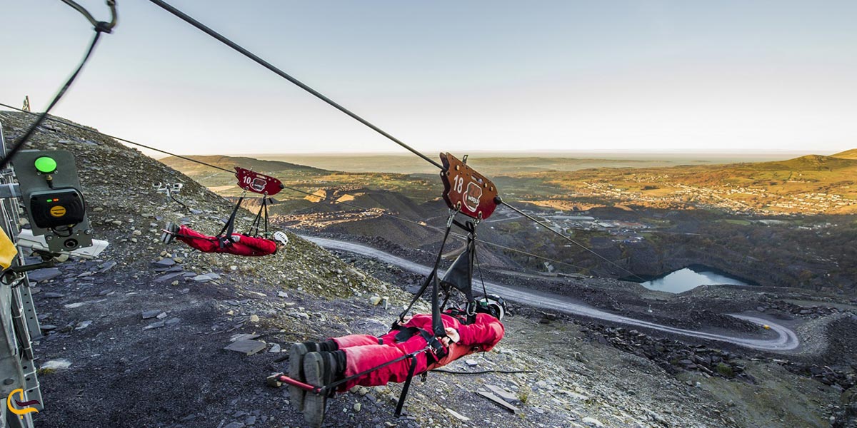 تصویری از زی لاین در کوه جیص دبی