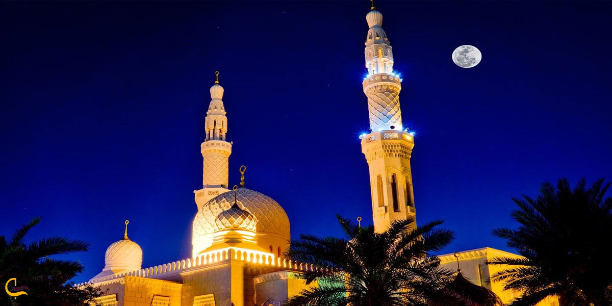 تصویری از مسجد جمیرا دبی