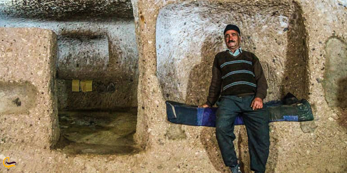 تصویری از طاقچه های خانه روستای کندوان