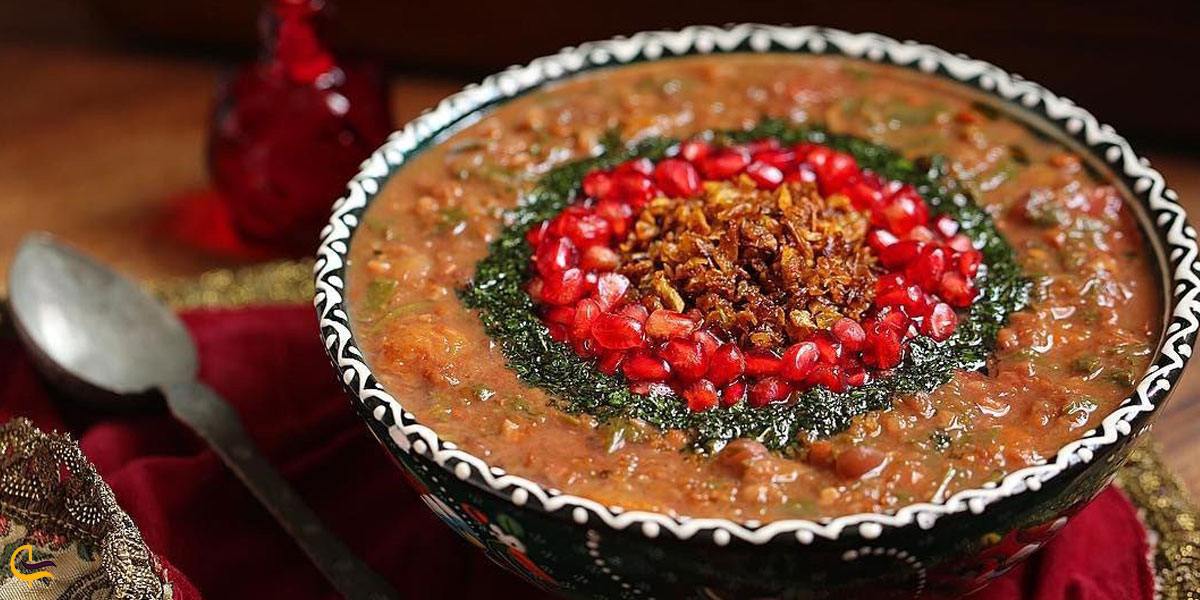 تصویری از آش انار