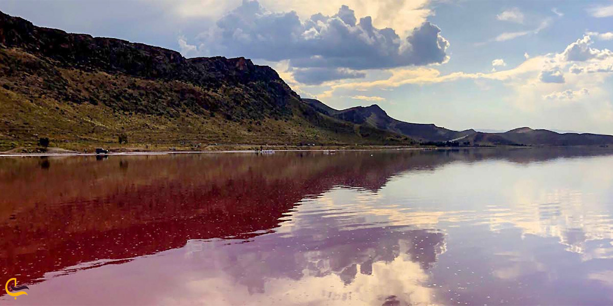 نمایی از دریاچه مهارلو