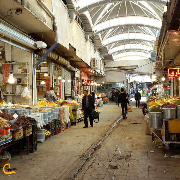 تصویری از بازار همدان