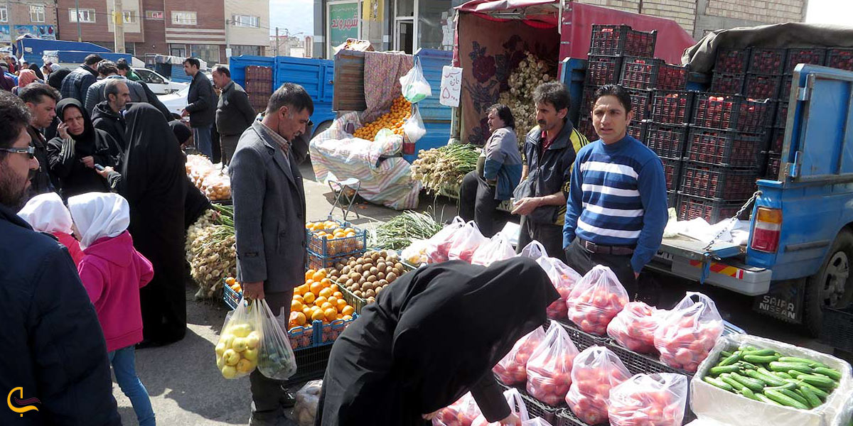 تصویری از بازار مرند