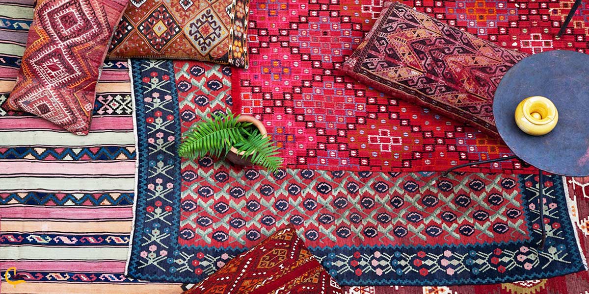 تصویری از گلیم سوغات مشگین شهر