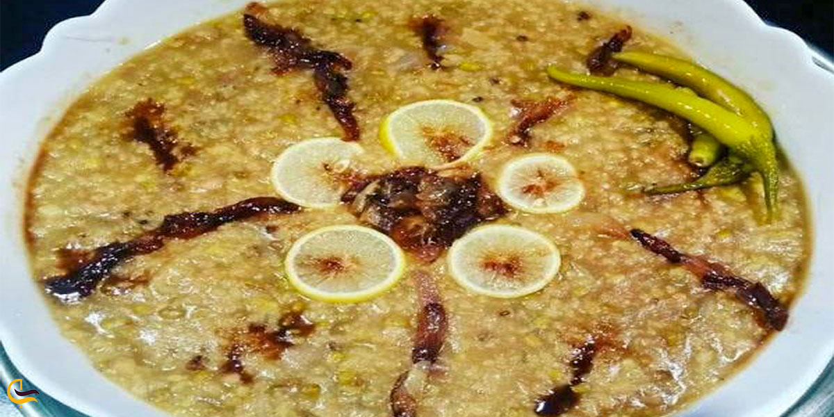 نمایی از شله ماش