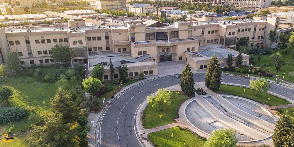 نمایی از ساختمان آکادمی ملی المپیک