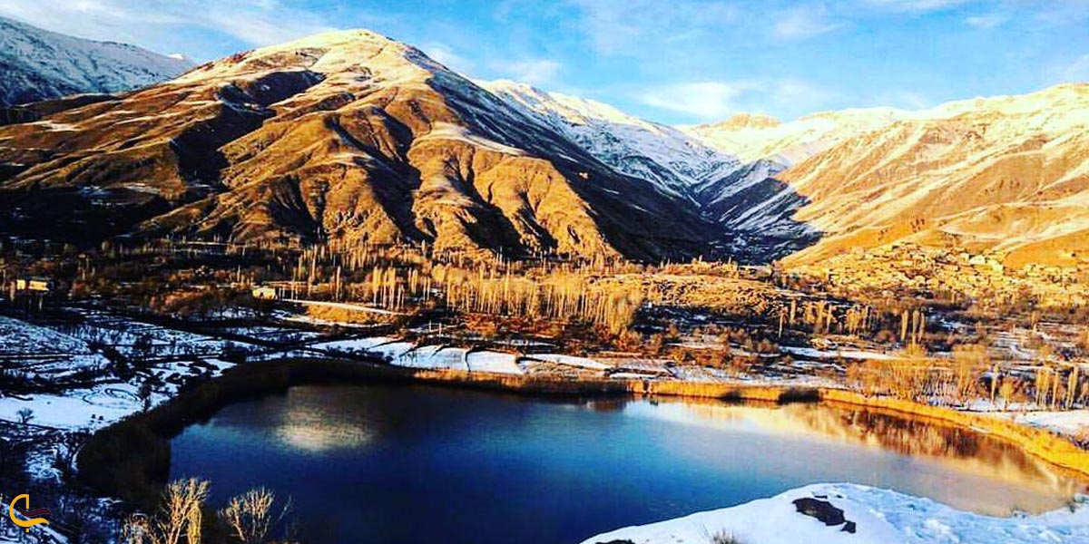 نمایی از دریاچه اوان