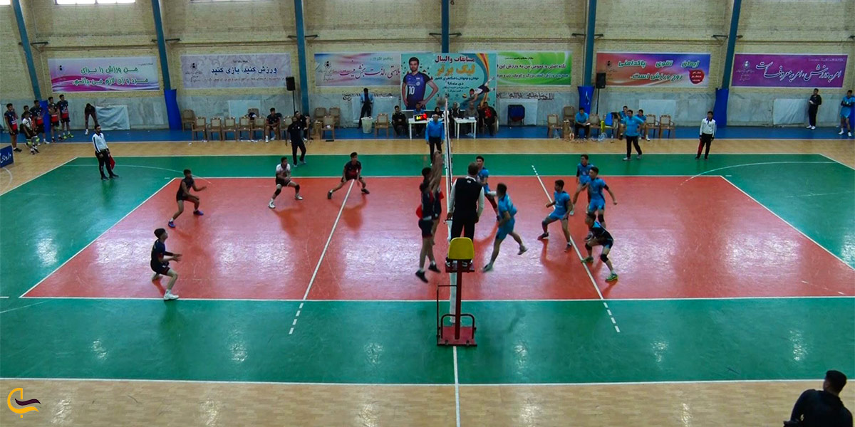 نمایی از والیبال باشگاه انقلاب