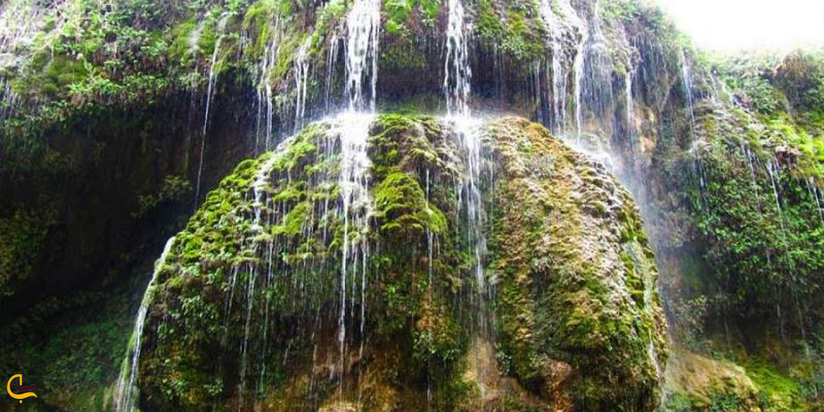 نمایی از آبشار آسیاب خرابه